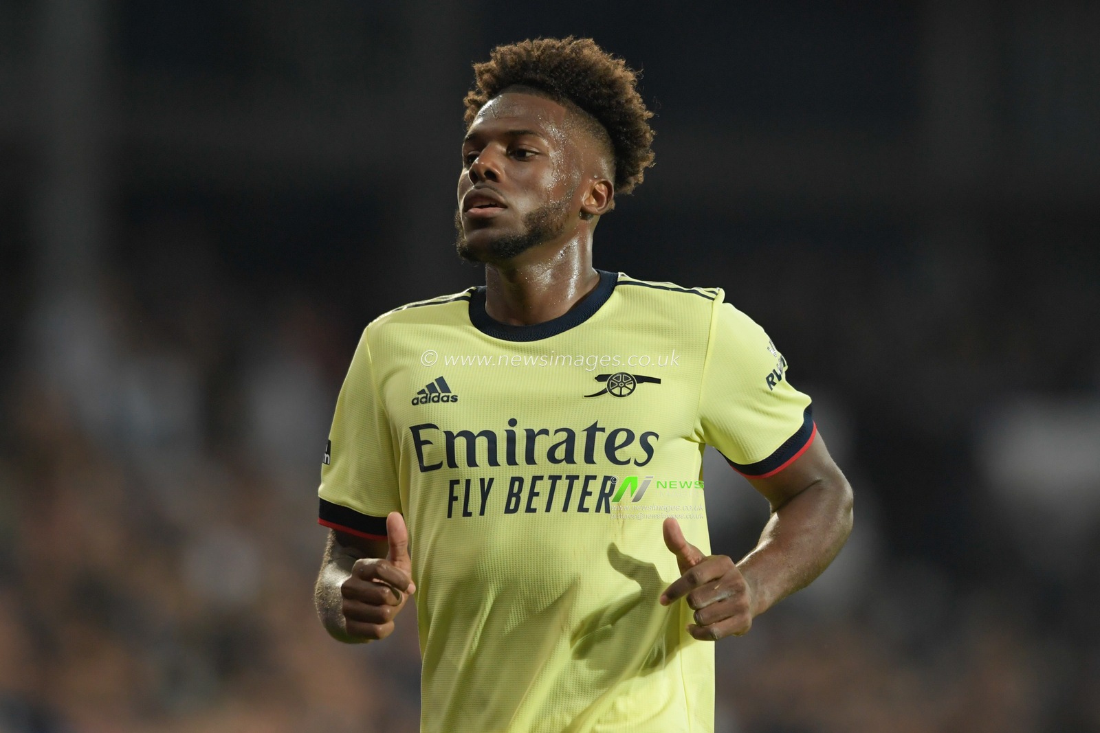 Nuno Tavares #20 of Arsenal in action during the game