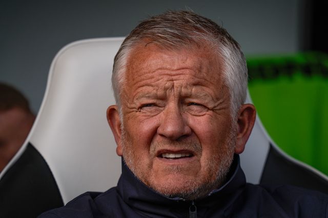 Chris Wilder manager of Sheffield United looks on during the Sky Bet Championship match Derby County vs Sheffield United at Pride Park Stadium, Derby, United Kingdom on 02 May 2026

(Photo by Maynard Manyowa/News Images)