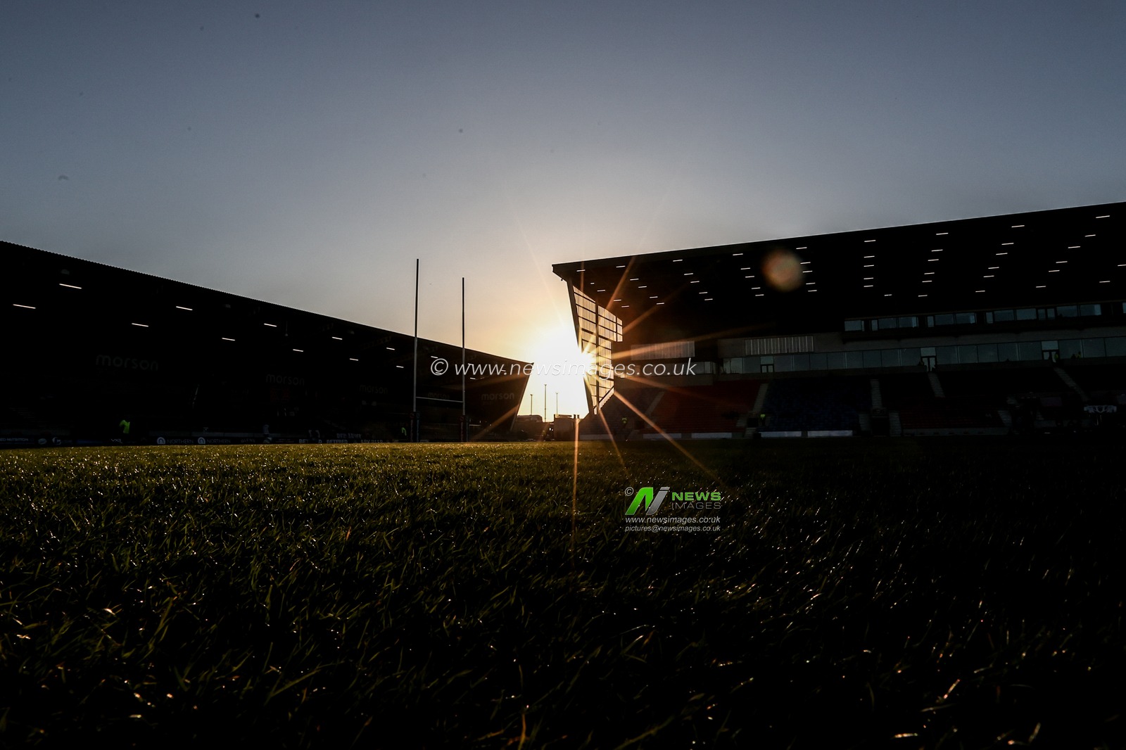 A general view of Salford Community Stadium during the Betfred Super League match Salford Red Devils vs Leeds Rhinos at Salford Community Stadium, Eccles, United Kingdom, 10th April 2025

(Photo by Alfie Cosgrove/News Images)