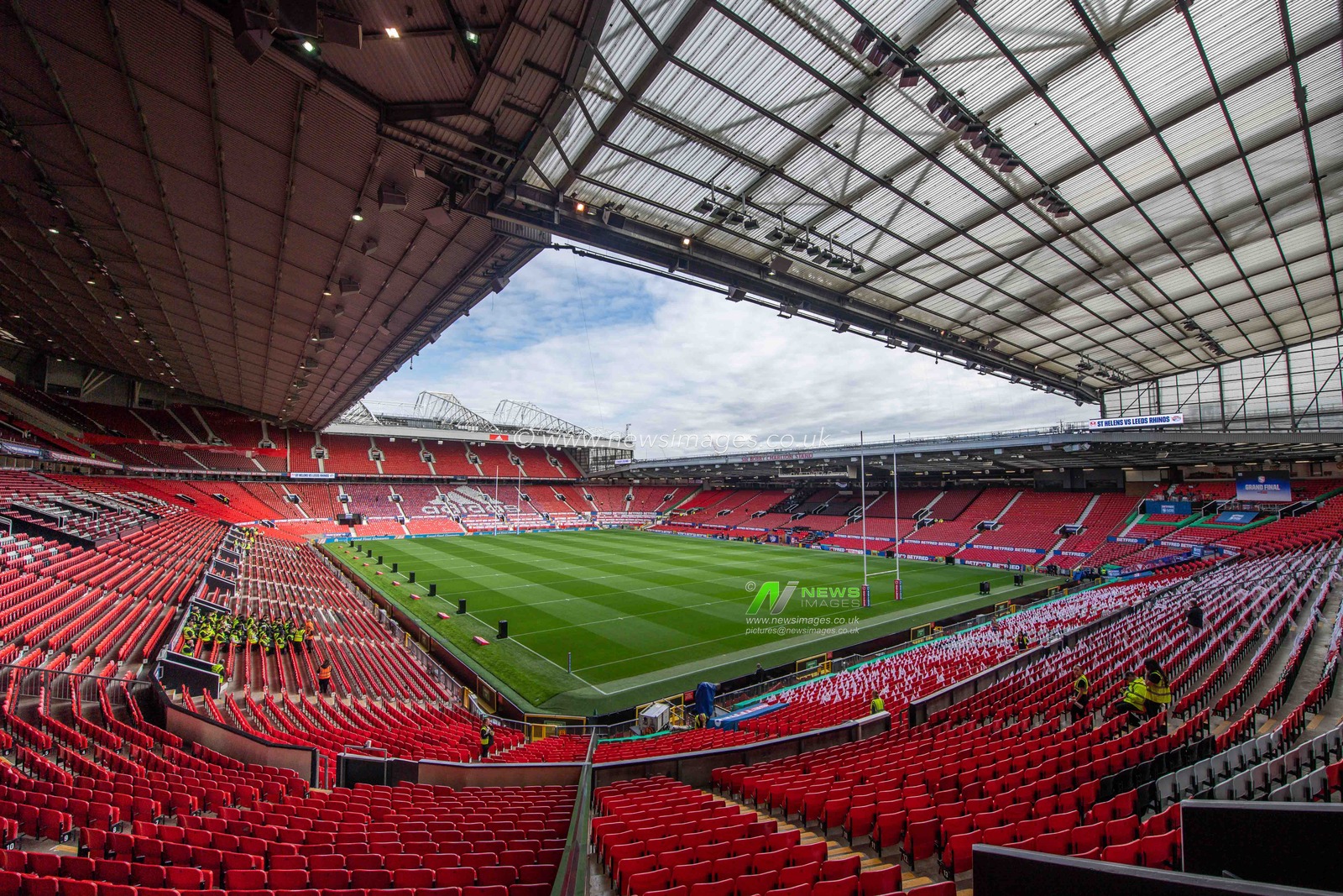 General view of the Old Trafford, Venue for todays 25th Betfred Super League Grand Final match St Helens vs Leeds Rhinos at Old Trafford, Manchester, United Kingdom, 24th September 2022

(Photo by Craig Thomas/News Images)