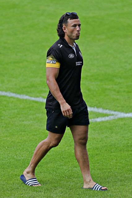 Ata Hingano of York Knights RLFC before the Betfred Championship match York City Knights vs Featherstone Rovers at LNER Community Stadium, York, United Kingdom, 29th June 2025

(Photo by Sam Eaden/News Images)
