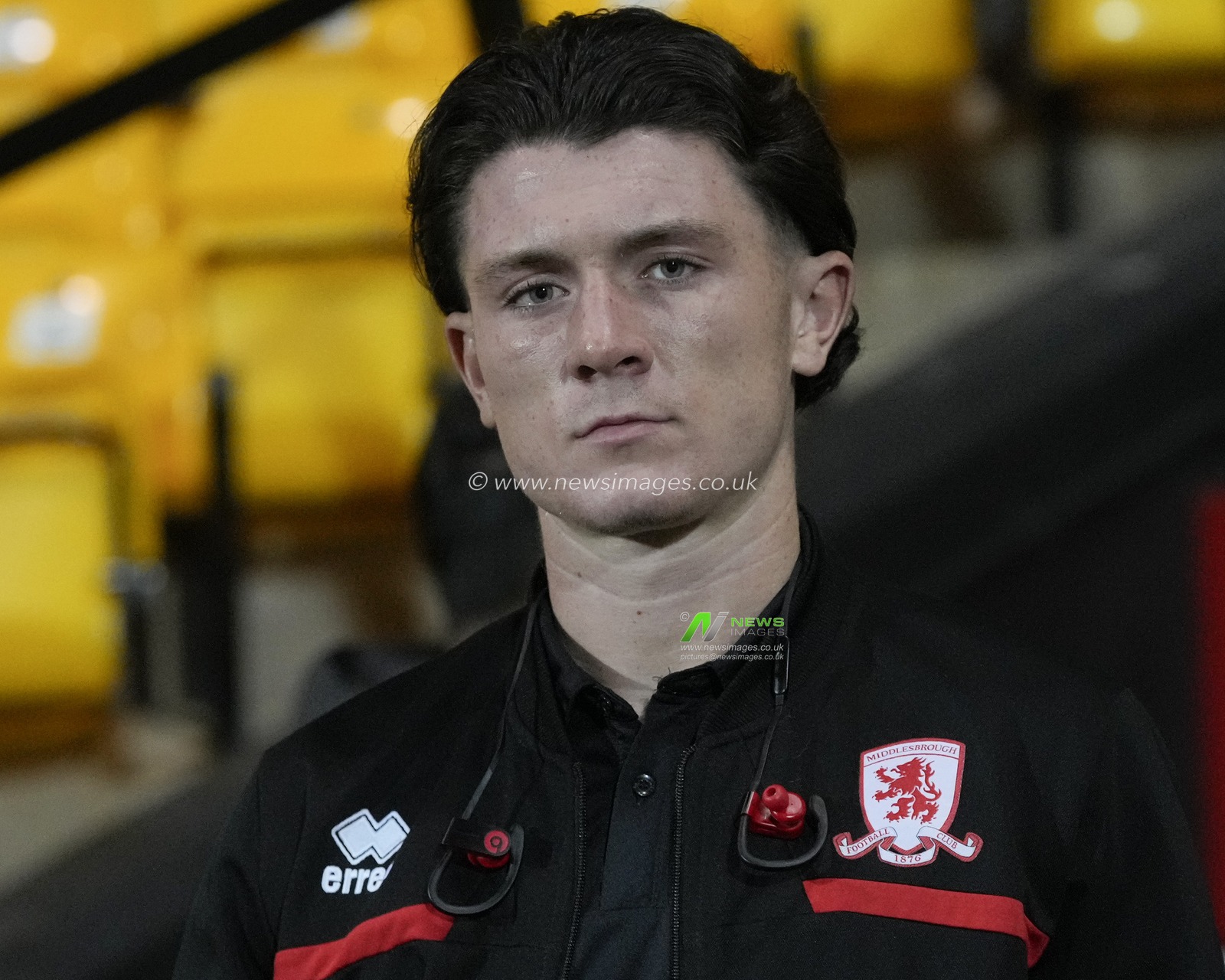 Calum Kavanagh #48 of Middlesbrough inspects the pitch before the Carabao Cup Quarter Final match Port Vale vs Middlesbrough at Vale Park, Burslem, United Kingdom, 19th December 2023

(Photo by Steve Flynn/News Images)
