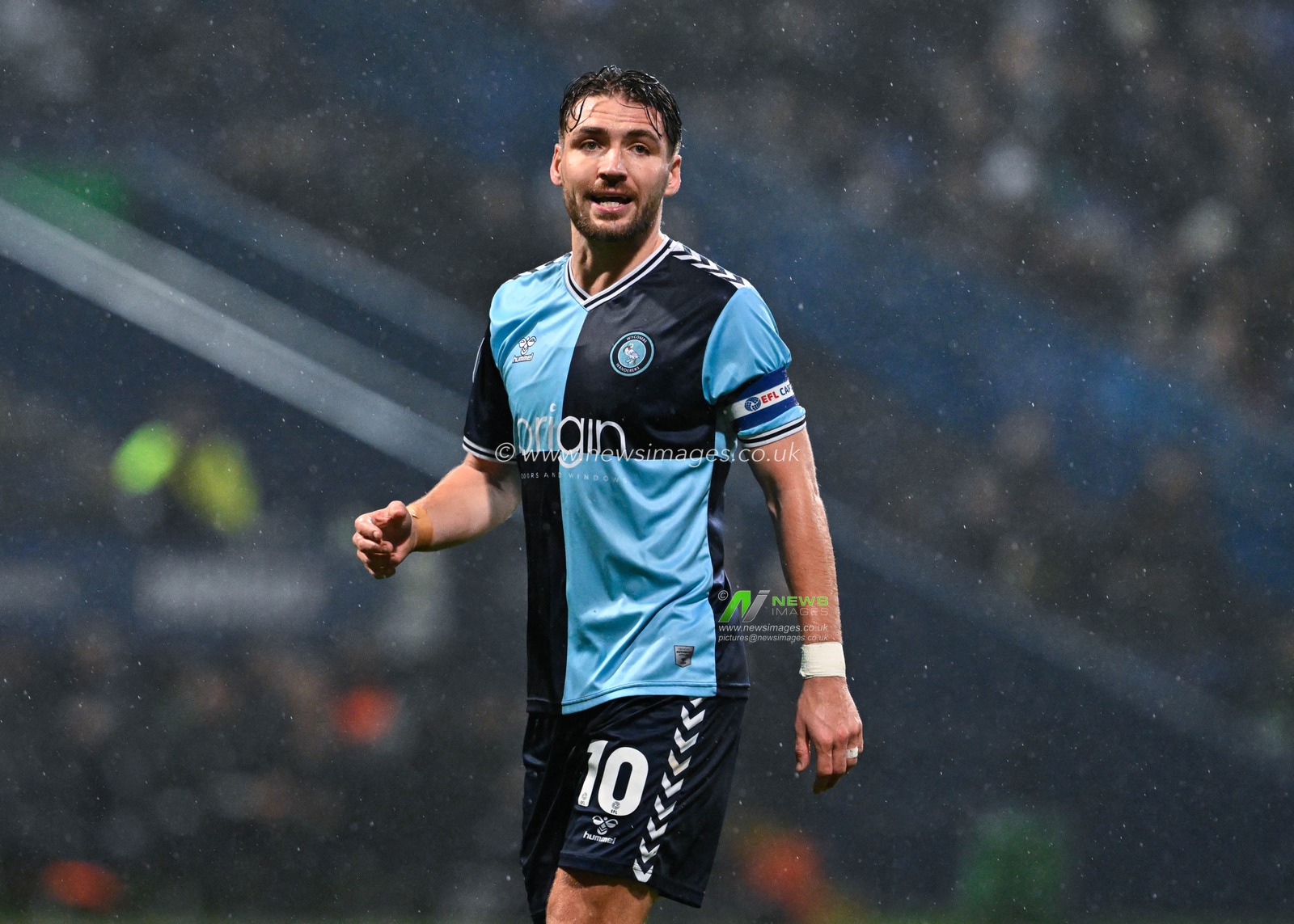 Luke Leahy of Wycombe Wanderers, during the Sky Bet League 1 match Bolton Wanderers vs Wycombe Wanderers at Toughsheet Community Stadium, Bolton, United Kingdom, 13th February 2024

(Photo by Cody Froggatt/News Images)