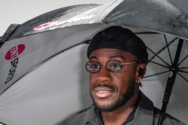 Former West Ham striker and TNT Sports pundit Michail Antonio during the Premier League match West Ham United vs Manchester United at London Stadium, London, United Kingdom on 10 February 2026

(Photo by Maynard Manyowa/News Images)