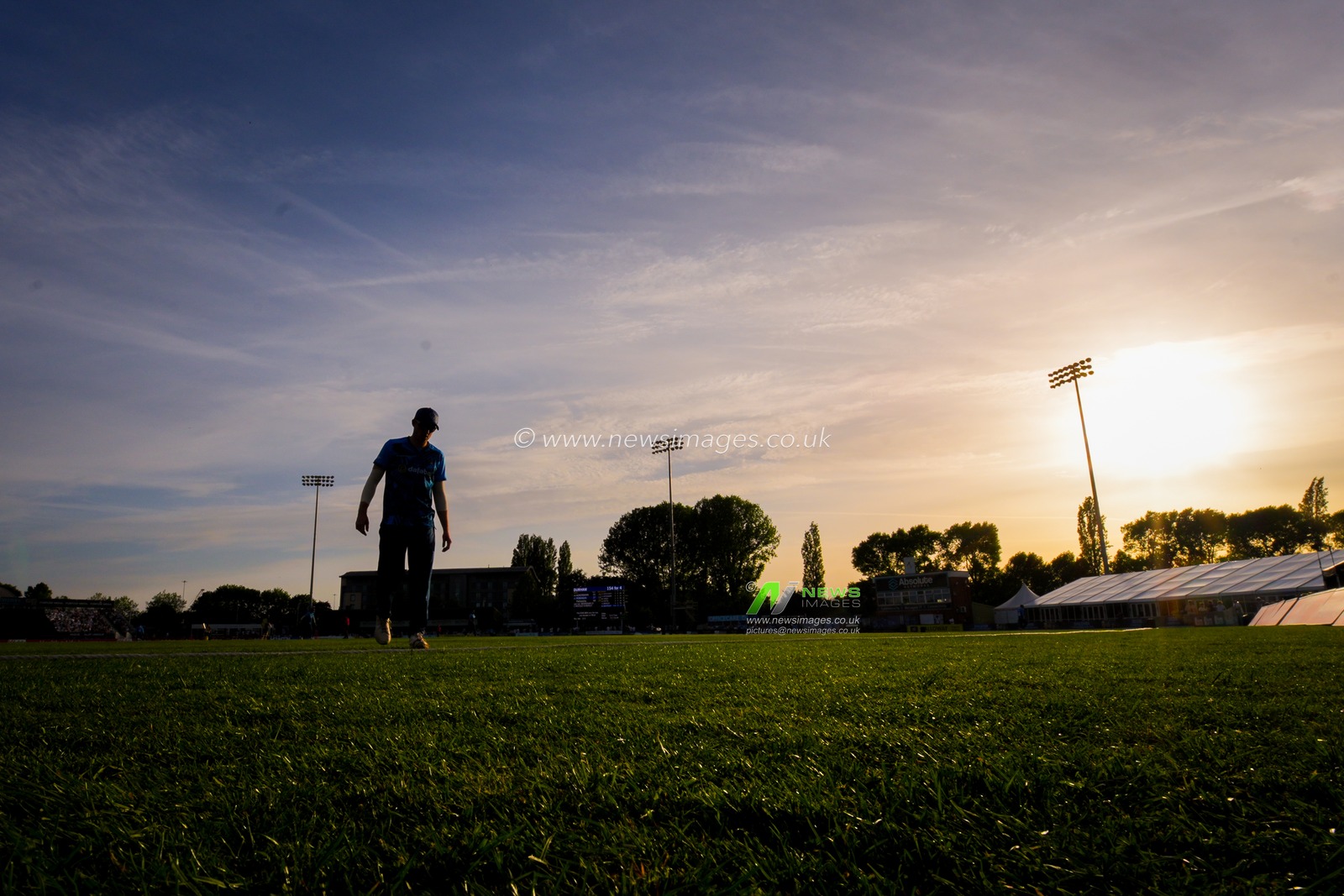 Martin Andersson fields during the Vitality Blast T20 match between Derbyshire Falcons and Durham Cricket at The Central Co-Op County Ground, Derby, United Kingdom on 22 May 2026

(Photo by Maynard Manyowa/News Images)