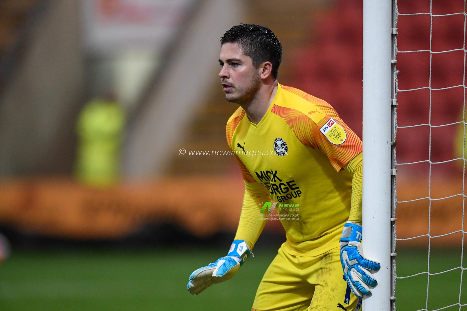 Christy Pym #1 of Peterborough United in action during the game