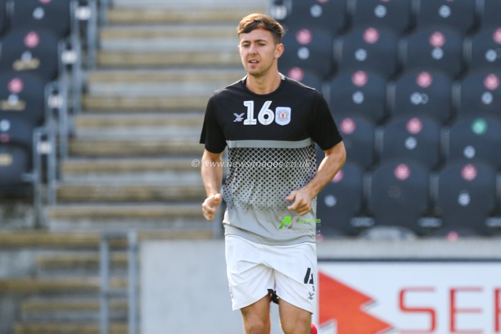 Ryan Wintle (4) of Crewe Alexandra during the warm up