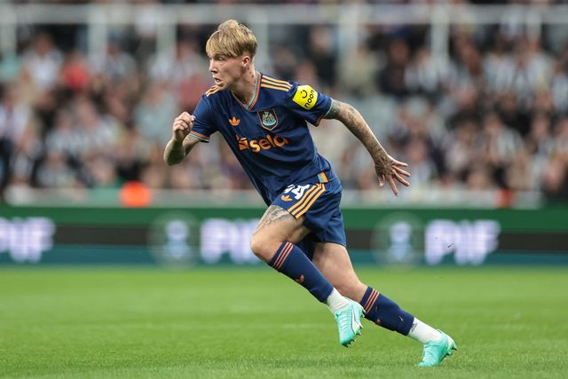 Alfie Harrison of Newcastle Untied during the Pre-season friendly Newcastle United vs Espanyol at St. James's Park, Newcastle, United Kingdom, 8th August 2025

(Photo by Mark Cosgrove/News Images)