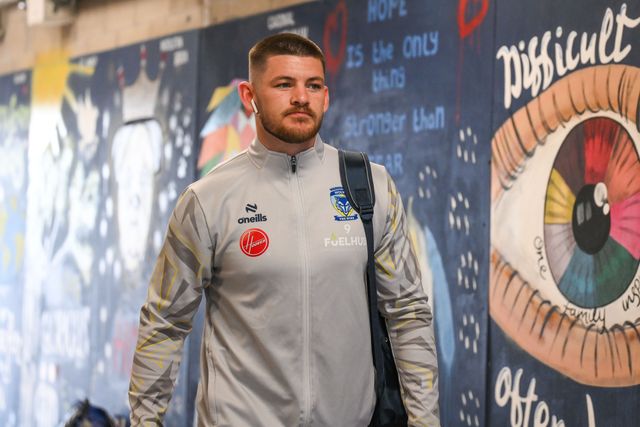 Danny Walker of Warrington Wolves arrives ahead of  the Betfred Super League Round 11 match Warrington Wolves vs Hull KR at Halliwell Jones Stadium, Warrington, United Kingdom, 9th May 2024

(Photo by Craig Thomas/News Images)