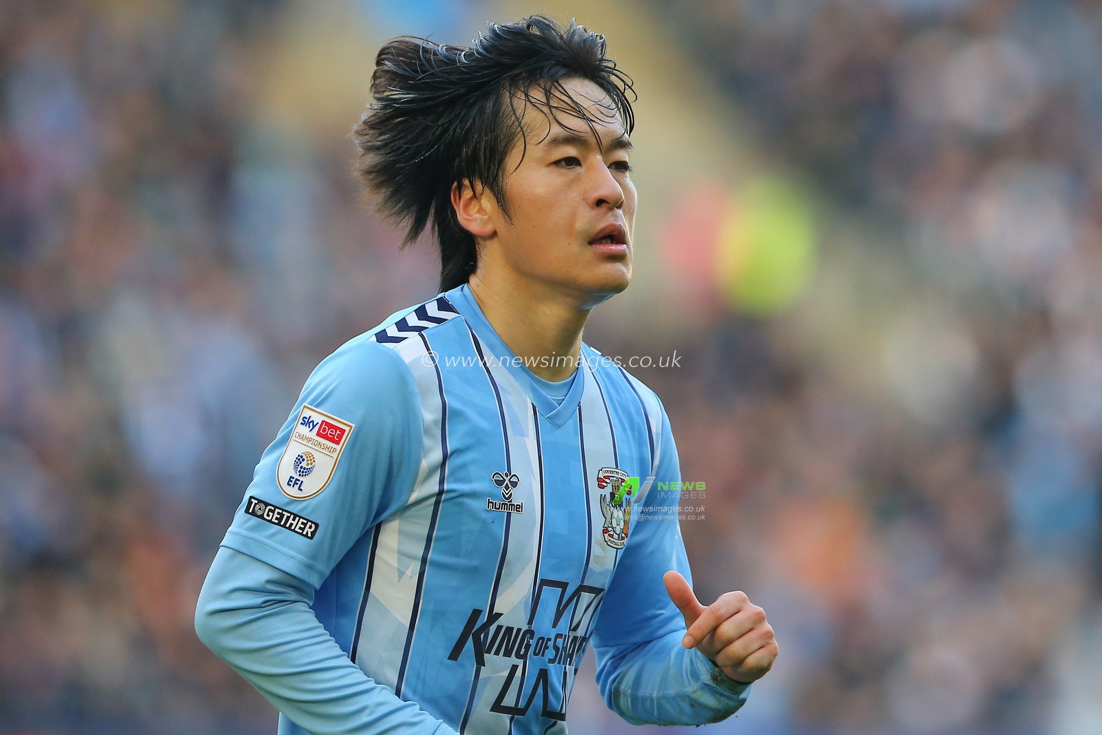 Tatsuhiro Sakamoto of Coventry City during the Sky Bet Championship match Coventry City vs Leicester City at Coventry Building Society Arena, Coventry, United Kingdom, 13th January 2024

(Photo by Gareth Evans/News Images)