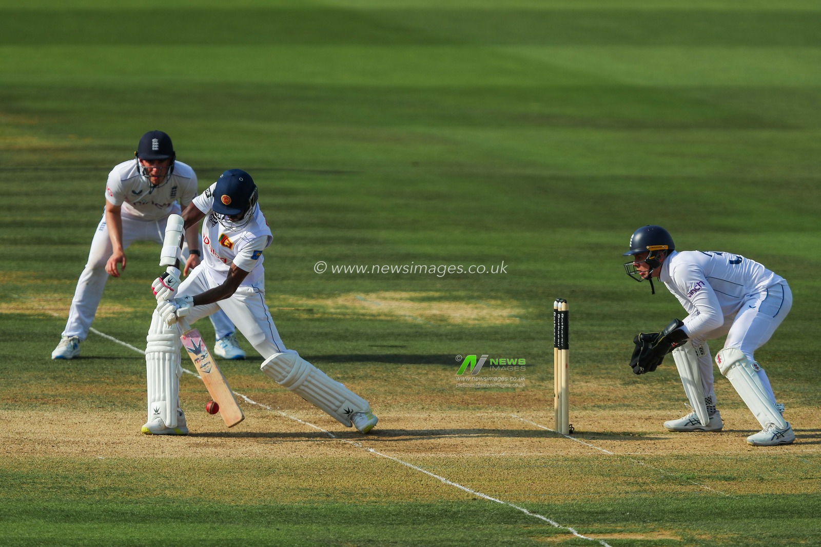 Milan Rathnayake of Sri Lanka bats during the England v Sri Lanka 2nd Rothesay Test Match Day 4 at Lords, London, United Kingdom, 1st September 2024

(Photo by Izzy Poles/News Images)