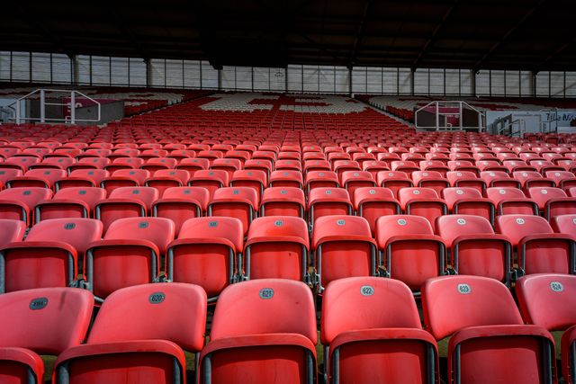 A general view of the showing the seats during the Sky Bet Championship match Stoke City vs Sheffield Wednesday at Bet365 Stadium, Stoke On Trent, United Kingdom on 03 April 2026

(Photo by Maynard Manyowa/News Images)
