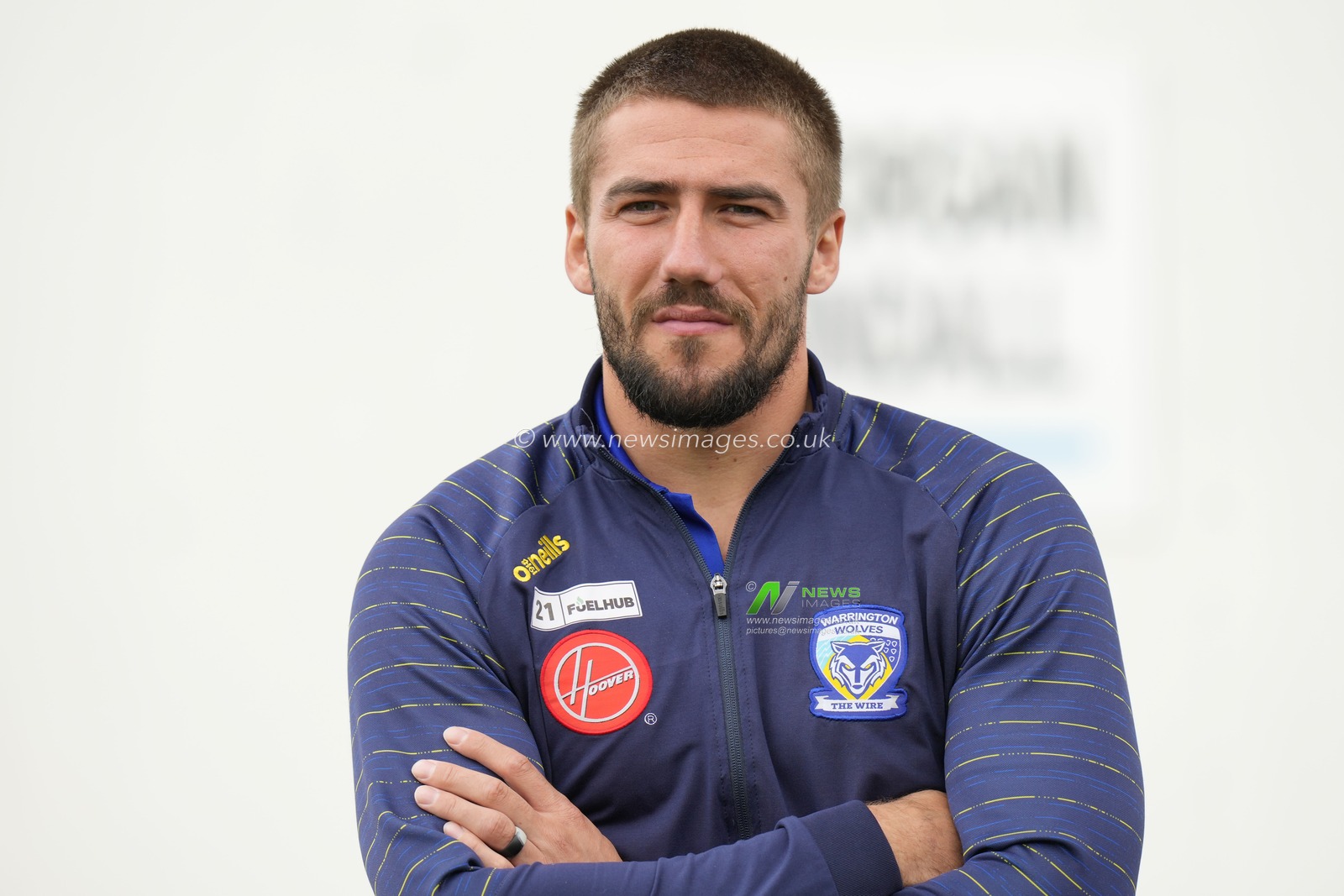 Greg Minikin #21 of Warrington Wolves inspects the pitch before the Betfred Super League Round 20 match Wakefield Trinity vs Warrington Wolves at The Be Well Support Stadium, Wakefield, United Kingdom, 30th July 2023

(Photo by Steve Flynn/News Images)