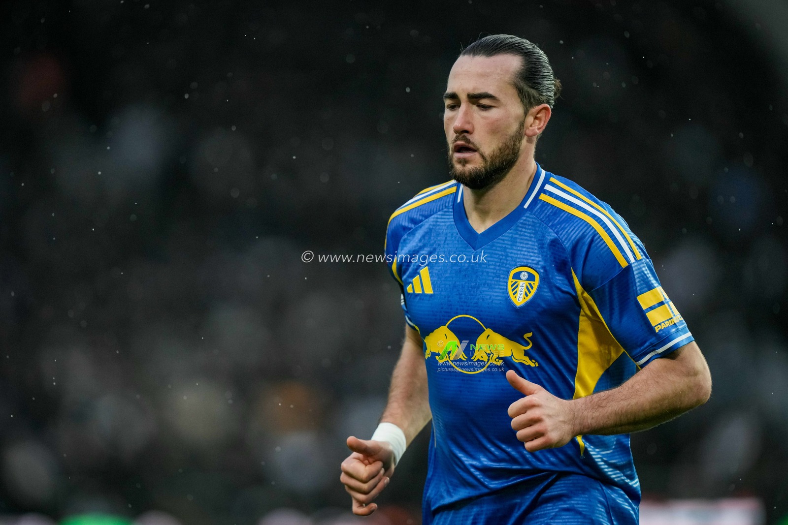 Jack Harrison of Leeds United during the Emirates FA Cup Third Round match Derby County vs Leeds United at Pride Park Stadium, Derby, United Kingdom, 11th January 2026

(Photo by Maynard Manyowa/News Images)