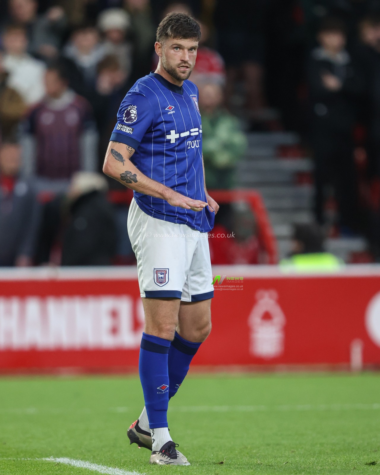 Cameron Burgess of Ipswich Town during the Premier League match Nottingham Forest vs Ipswich Town at City Ground, Nottingham, United Kingdom, 30th November 2024

(Photo by Alfie Cosgrove/News Images)