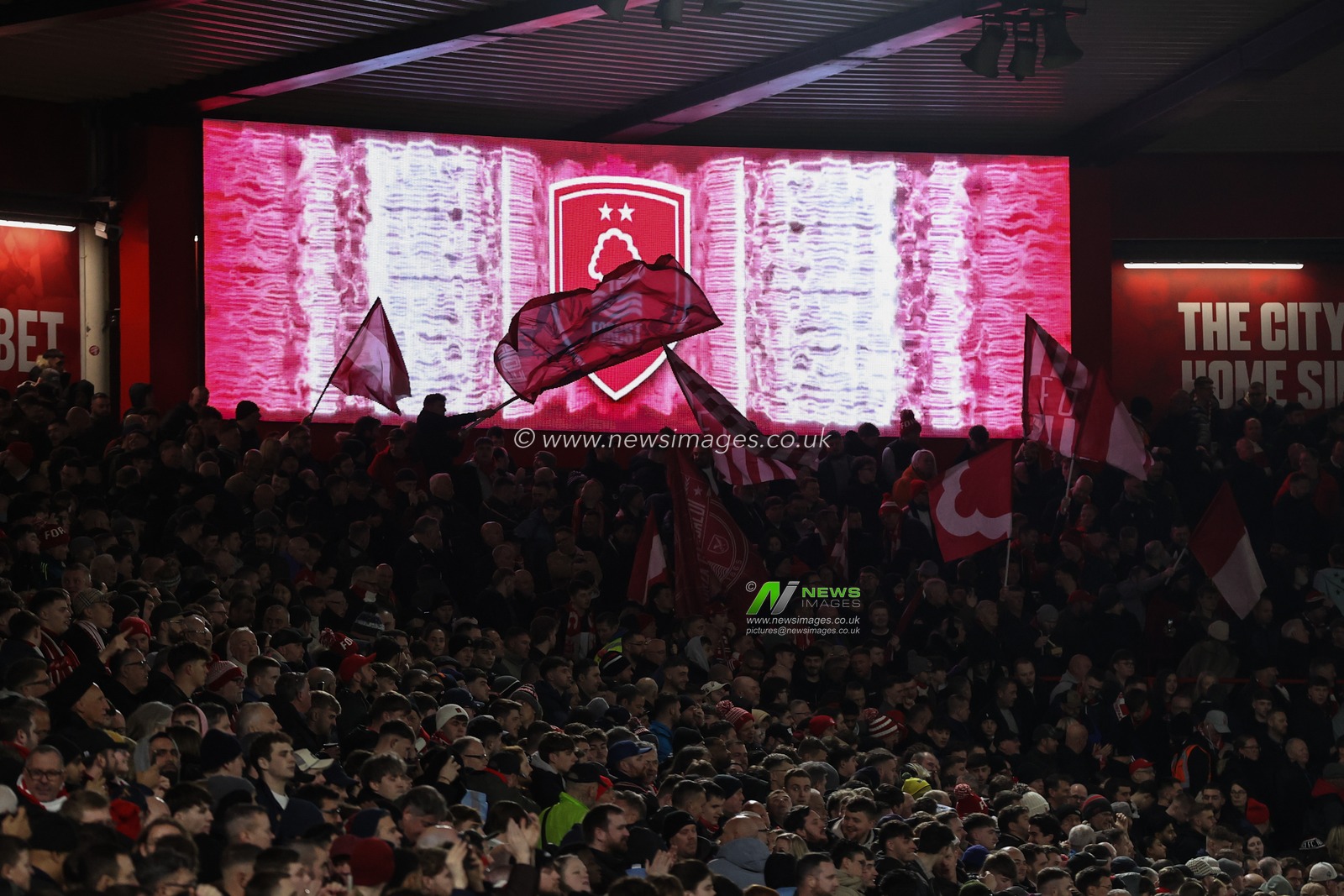 A general view of City Ground during the Premier League match Nottingham Forest vs Arsenal at City Ground, Nottingham, United Kingdom, 17th January 2026

(Photo by Alfie Cosgrove/News Images)