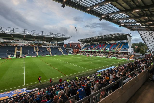 A general view of Headingley Stadium ahead of the Betfred Super League round 26 match Leeds Rhinos vs Catalans Dragons at Headingley Stadium, Leeds, United Kingdom, 11th September 2025

(Photo by Alfie Cosgrove/News Images)