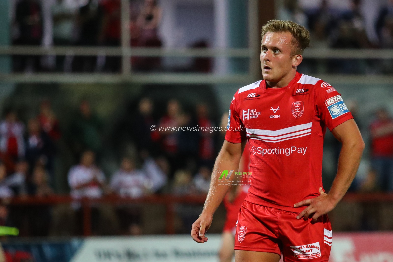 Jez Litten (14) of Hull KR during the game