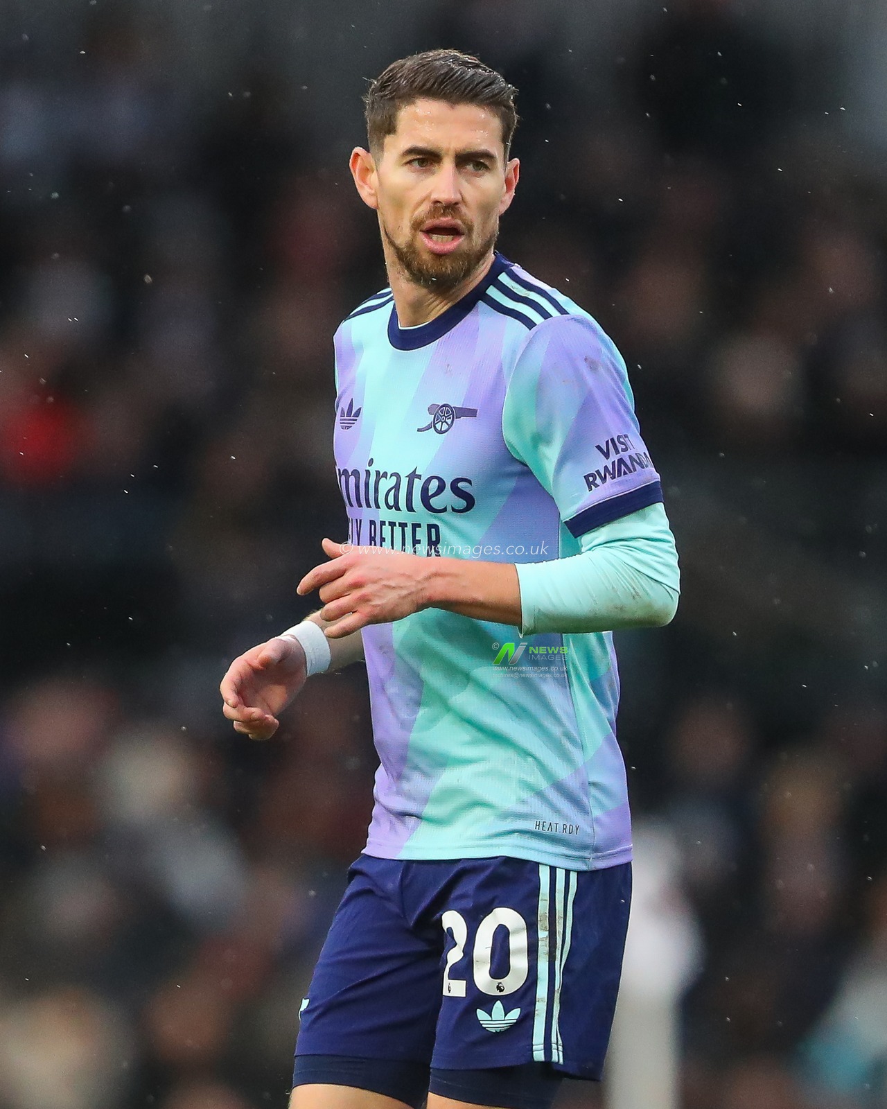 Jorginho of Arsenal during the Premier League match Fulham vs Arsenal at Craven Cottage, London, United Kingdom, 8th December 2024

(Photo by Gareth Evans/News Images)