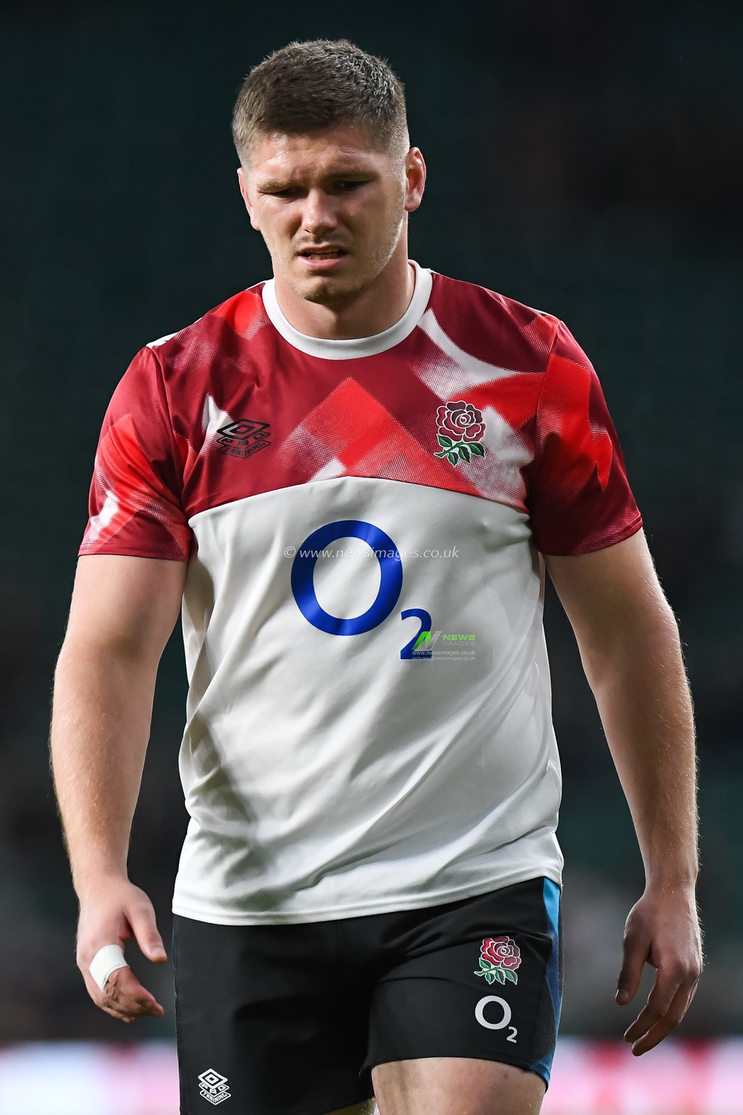 Owen Farrell of England during pre match warm up ahead of the Autumn internationals match England vs South Africa at Twickenham Stadium, Twickenham, United Kingdom, 26th November 2022

(Photo by Mike Jones/News Images)