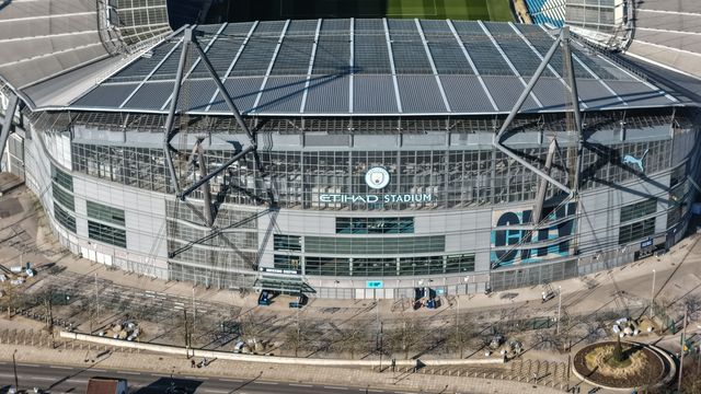 An aerial view of The Etihad Stadium during the Premier League match Manchester City vs Nottingham Forest at Etihad Stadium, Manchester, United Kingdom on 04 March 2026

(Photo by Mark Cosgrove/News Images)