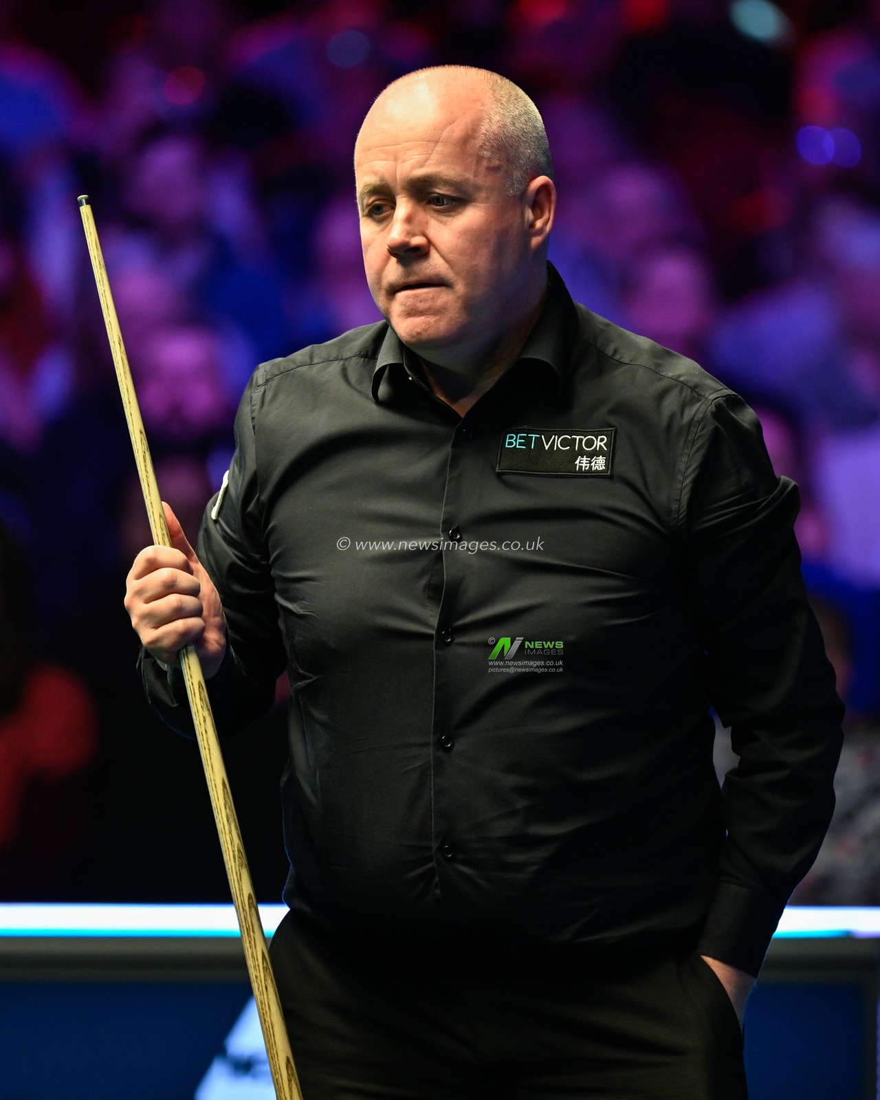 John Higgins, during the 2024 BetVictor Welsh Open at Venue Cymru, Llandudno, United Kingdom, 16th February 2024

(Photo by Cody Froggatt/News Images)
