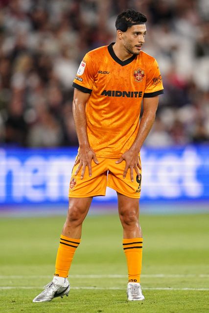 Raul Jimenez of Wolverhampton Wanderers during the Sky Bet Championship match West Ham United vs Wolverhampton Wanderers at London Stadium, London, United Kingdom on 01 September 2026

(Photo by Harvey Murphy/News Images)