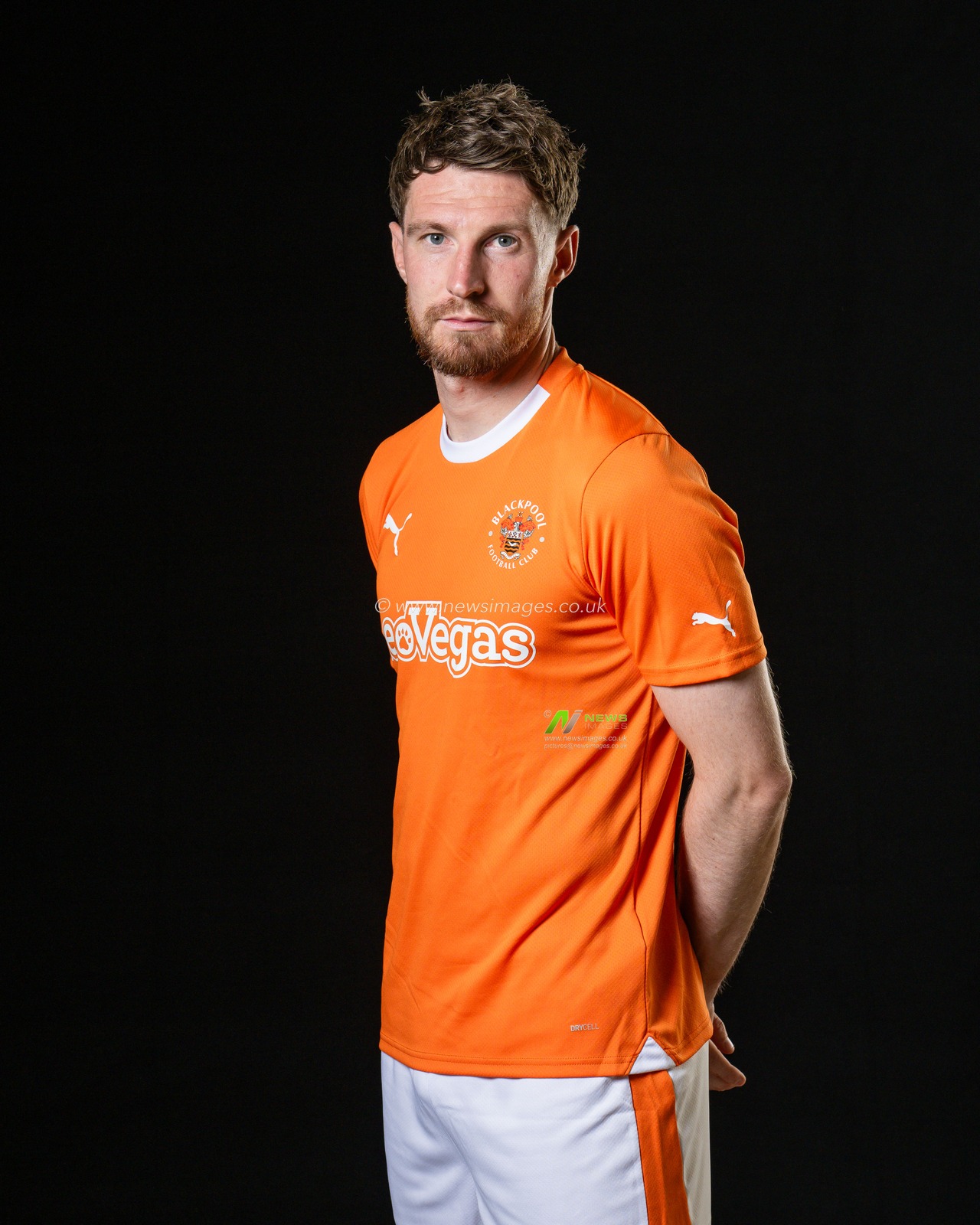 Blackpool Squad Headshots at Bloomfield Road, Blackpool, United Kingdom, 27th July 2023

(Photo by Craig Thomas/News Images)