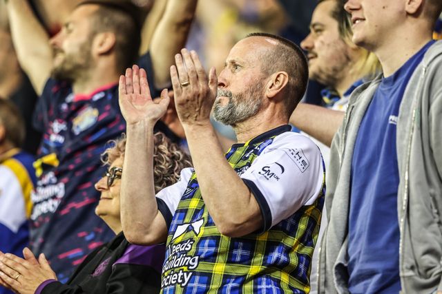 during the Betfred Super League round 21 match Leigh Leopards vs Leeds Rhinos at Leigh Sports Village, Leigh, United Kingdom, 7th August 2025

(Photo by Alfie Cosgrove/News Images)