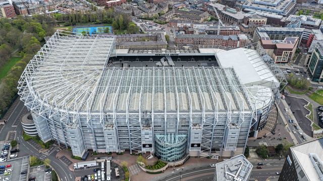 An aerial view of St James’ Park during the Premier League match Newcastle Untied vs Bournemouth at St. James's Park, Newcastle, United Kingdom on 18 April 2026

(Photo by Mark Cosgrove/News Images)