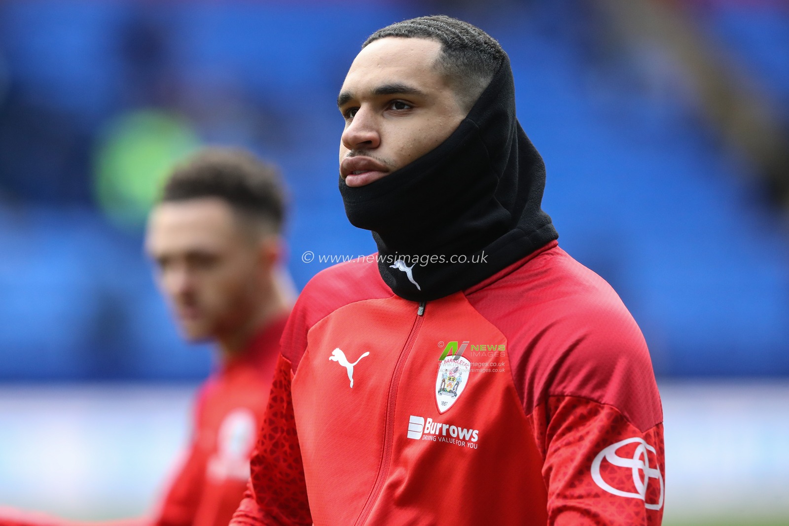 Jon Russell of Barnsley in the pregame warmup session during the Sky Bet League 1 match Bolton Wanderers vs Barnsley at Toughsheet Community Stadium, Bolton, United Kingdom, 3rd February 2024

(Photo by Alfie Cosgrove/News Images)