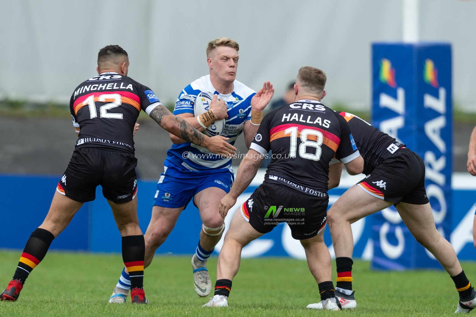 2nd June 2019 , Odsal Stadium, Bradford, England; Coral Challenge Cup 2019, Quarter Final , Bradford Bulls vs Halifax RLFC ; Dan Flemming of Halifax 


Credit: Richard Long/News Images