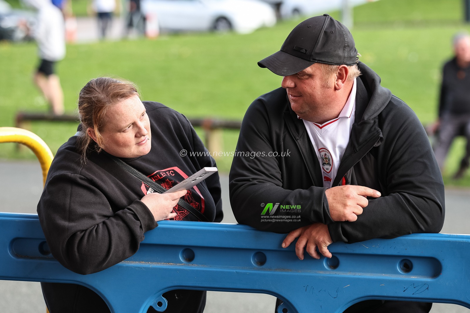 Barnsley fans arrive during the Sky Bet League 1 Play-offs Semi-final second leg match Bolton Wanderers vs Barnsley at Toughsheet Community Stadium, Bolton, United Kingdom, 7th May 2024

(Photo by Mark Cosgrove/News Images)