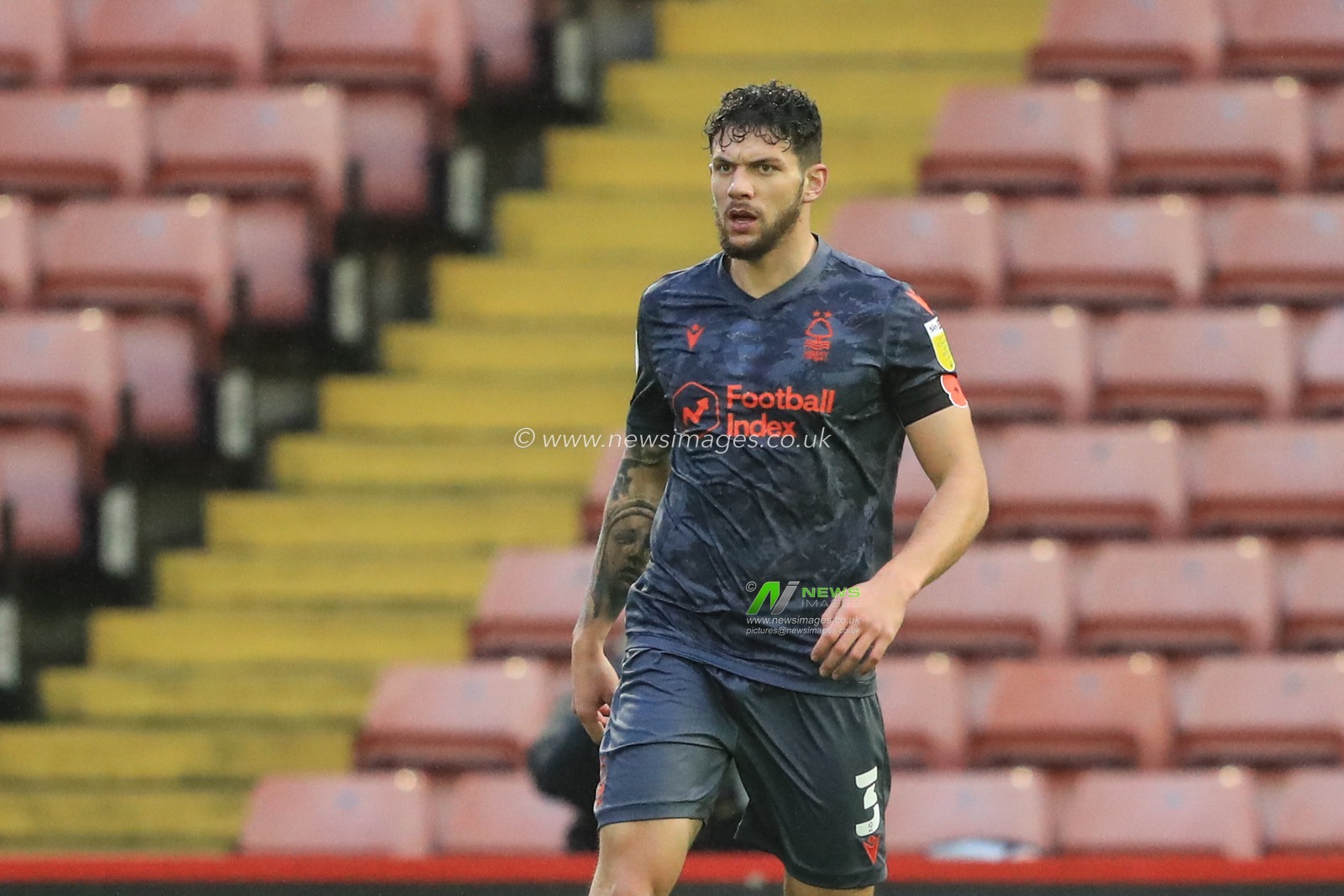 Tobias Figueiredo #3 of Nottingham Forest during the game