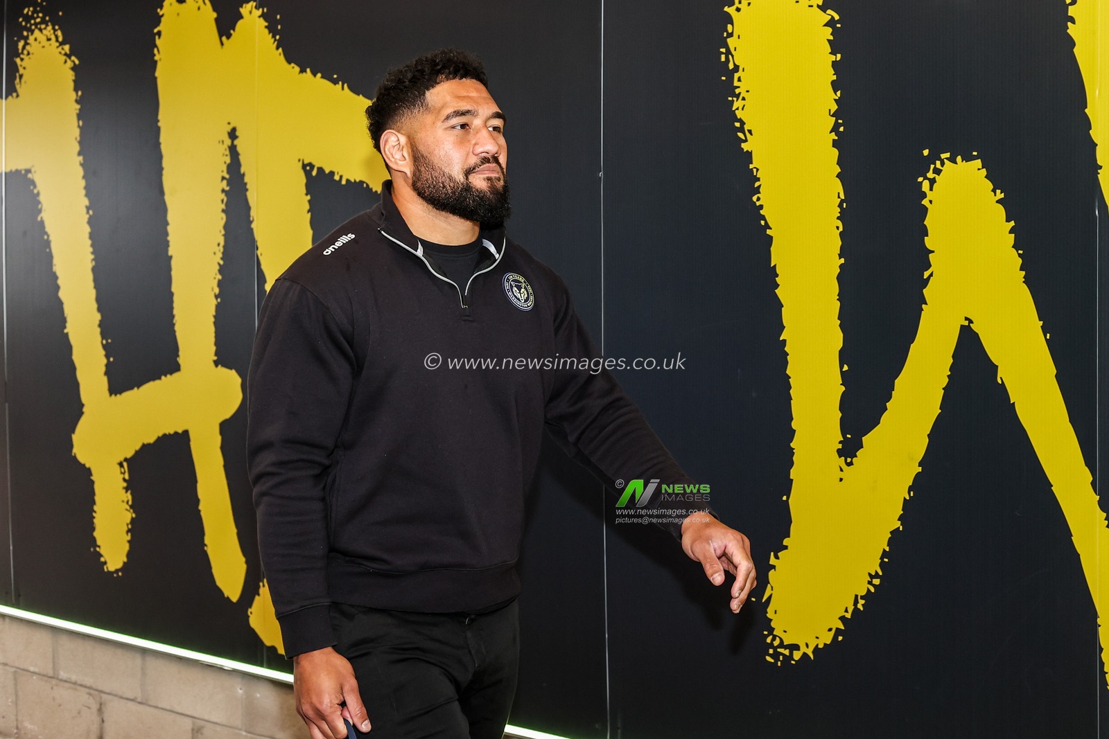 Toafofoa Sipley of Warrington Wolves arrives during the Betfred Super League round 13 match Warrington Wolves vs Hull FC at The Halliwell Jones Stadium, Warrington, United Kingdom on 05 June 2026

(Photo by Alfie Cosgrove/News Images)