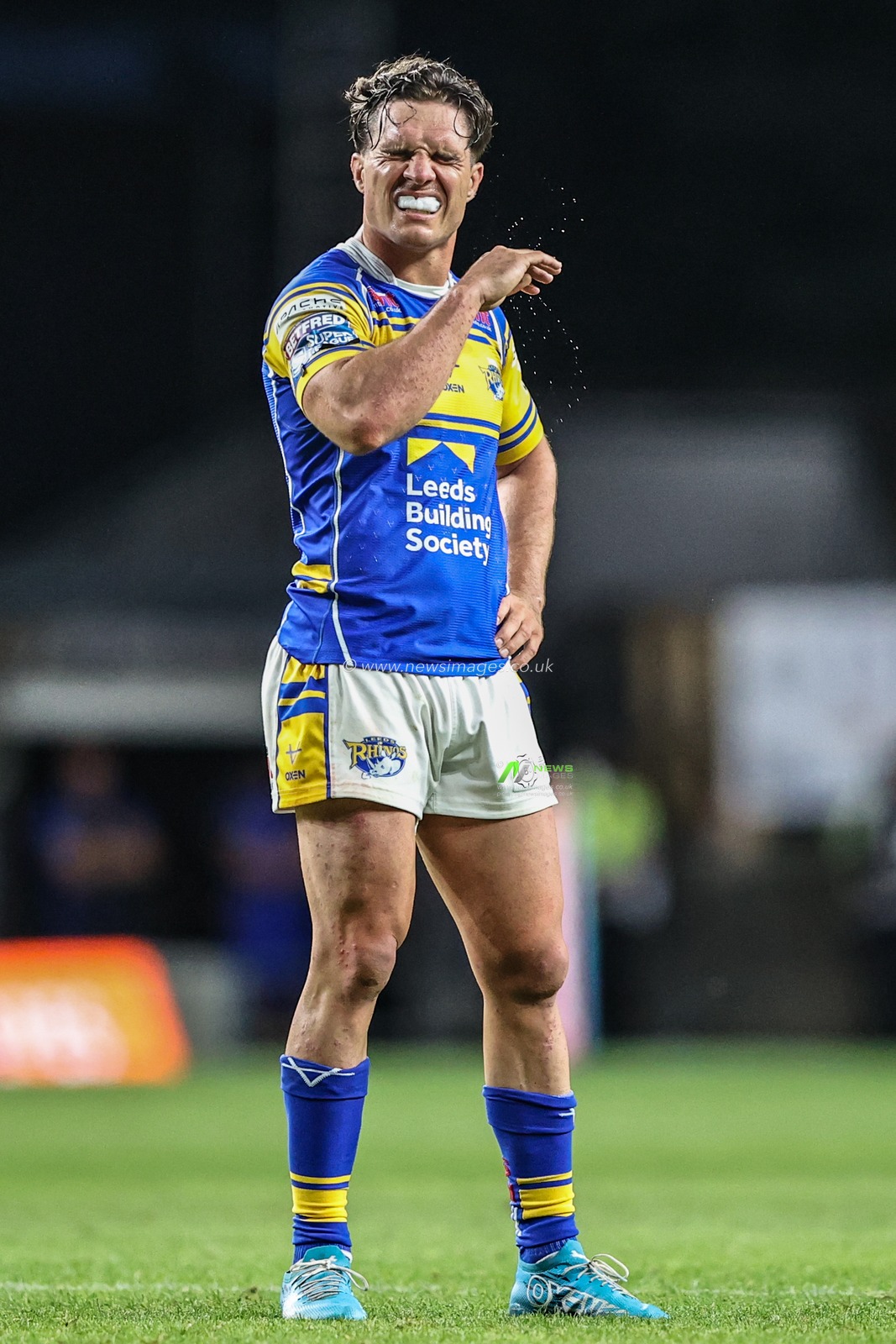 Brodie Croft of Leeds Rhinos during the Betfred Super League round 19 match Leeds Rhinos vs Salford Red Devils at Headingley Stadium, Leeds, United Kingdom, 18th July 2025

(Photo by Alfie Cosgrove/News Images)