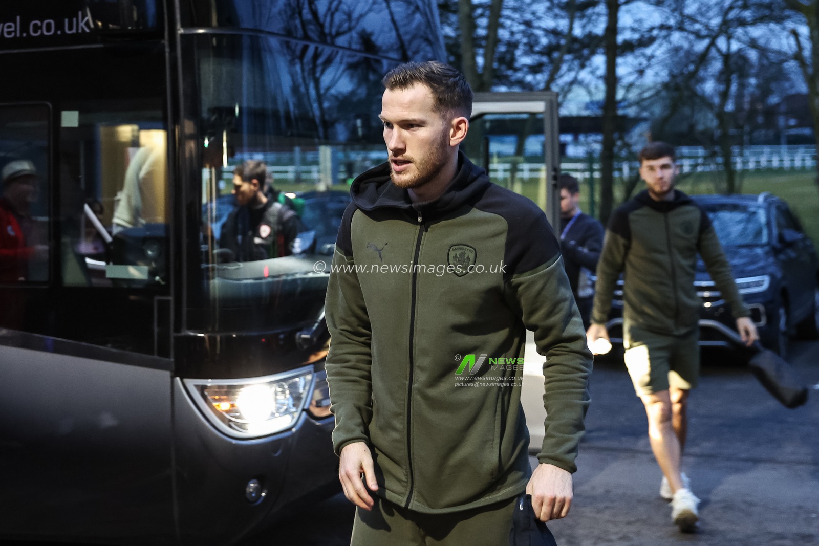 Jamie McCart of Barnsley arrives during the Sky Bet League 1 match Carlisle United vs Barnsley at Brunton Park, Carlisle, United Kingdom, 12th March 2024

(Photo by Mark Cosgrove/News Images)