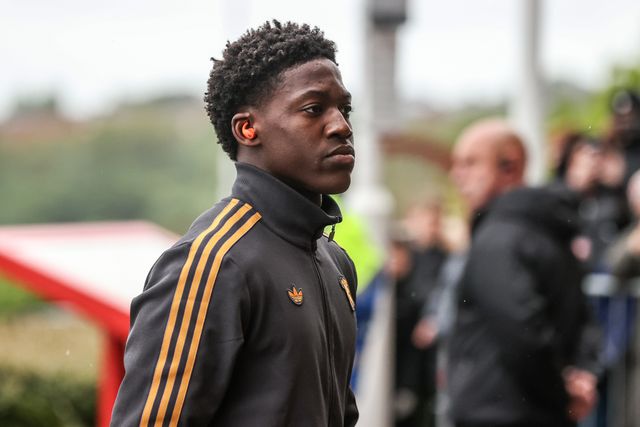 Kobbie Mainoo of Manchester United arrives during the Premier League match Sunderland vs Manchester United at Stadium Of Light, Sunderland, United Kingdom on 09 May 2026

(Photo by Alfie Cosgrove/News Images)
