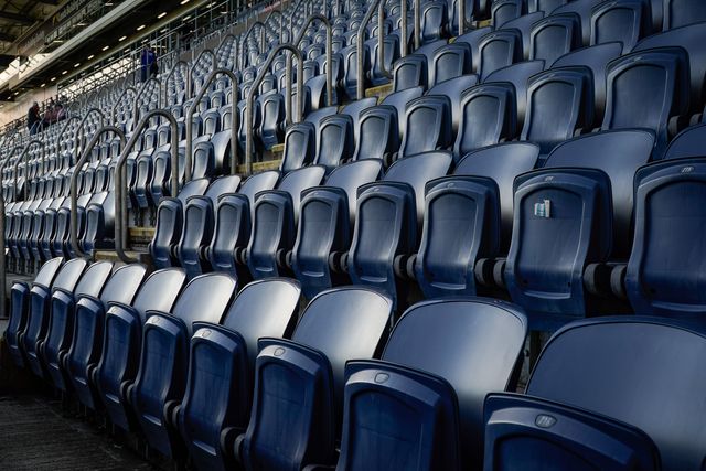 A general view of the seat pattern during the Betfred Super League round 9 match Leeds Rhinos vs Catalans Dragons at AMT Headingley Stadium, Leeds, United Kingdom on 24 April 2026

(Photo by Maynard Manyowa/News Images)