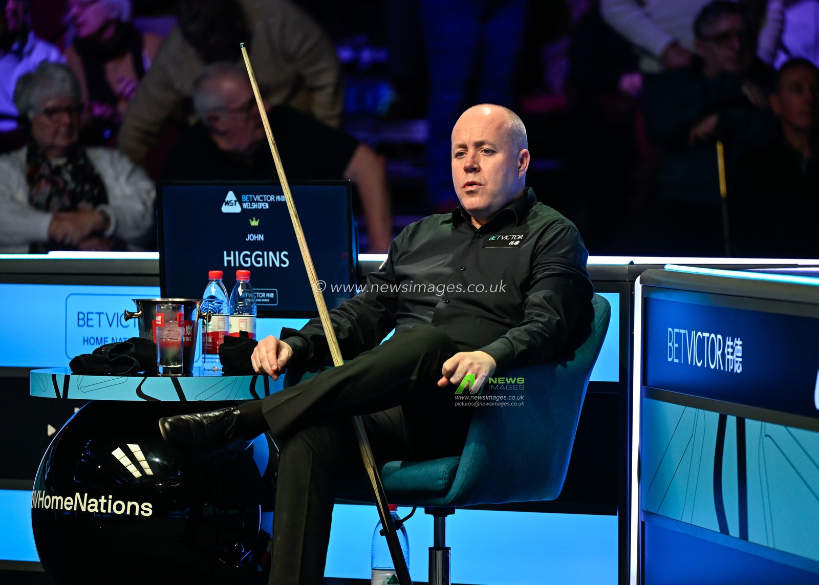 John Higgins, during the 2024 BetVictor Welsh Open at Venue Cymru, Llandudno, United Kingdom, 16th February 2024

(Photo by Cody Froggatt/News Images)