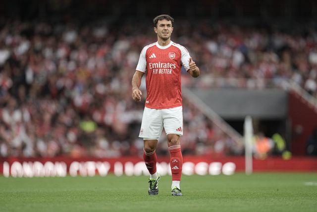 Martin Zubimendi of Arsenal during the Pre-season friendly match Arsenal vs Villarreal at Emirates Stadium, London, United Kingdom, 6th August 2025

(Photo by Harvey Murphy/News Images)