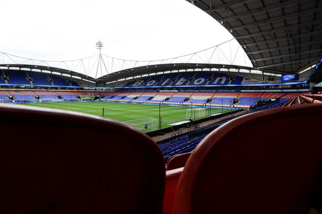 General view of Toughsheet Community Stadium ahead of the Sky Bet Championship match Bolton Wanderers vs Preston North End at Toughsheet Community Stadium, Bolton, United Kingdom on 15 August 2026

(Photo by Jorge Horsted/News Images)