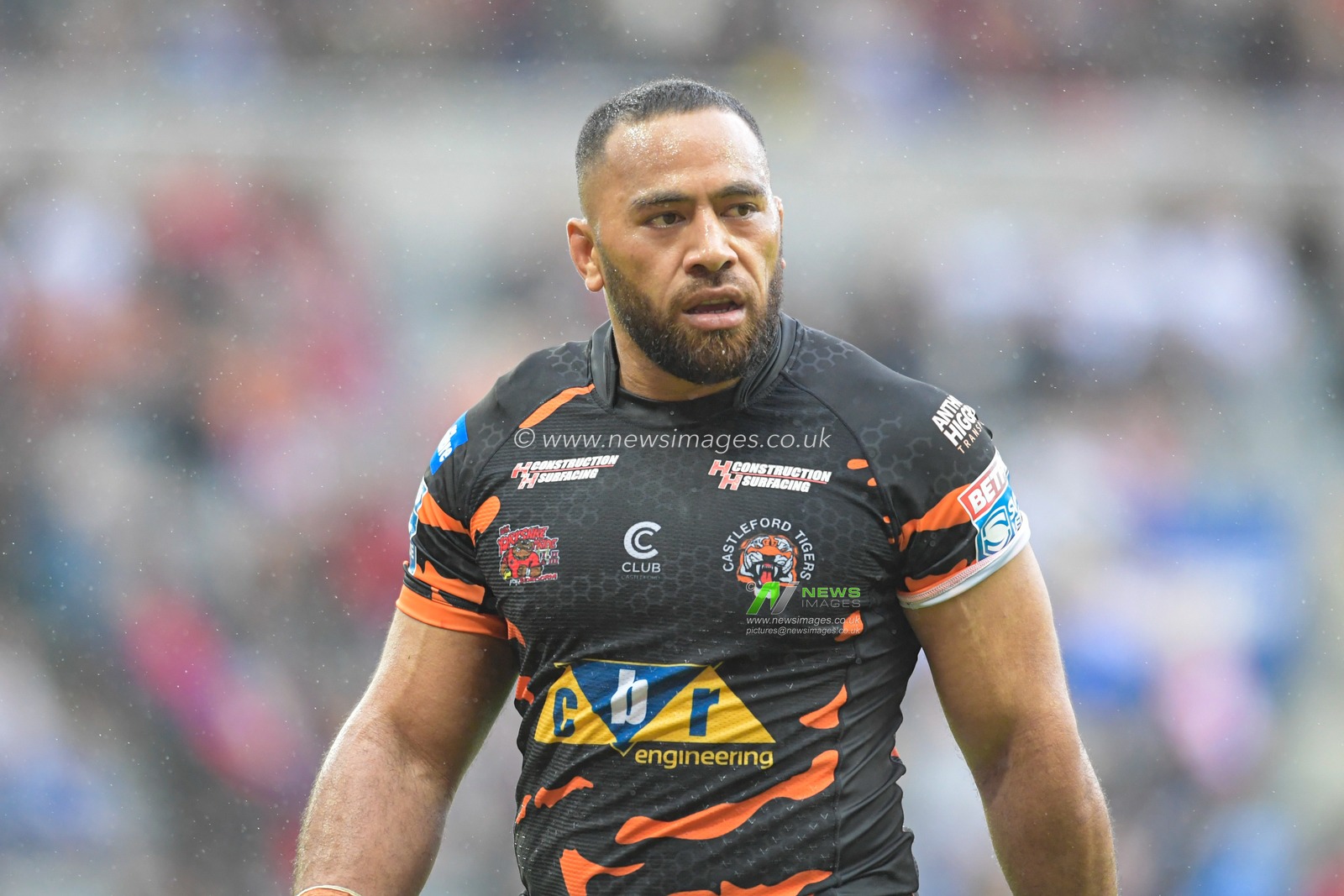 Suaia Matagi (24) of Castleford Tigers in action during the game
