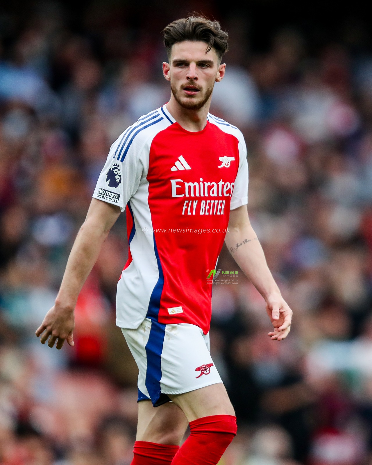 Declan Rice of Arsenal in action during the Premier League match Arsenal vs Bournemouth at Emirates Stadium, London, United Kingdom, 3rd May 2025

(Photo by Izzy Poles/News Images)