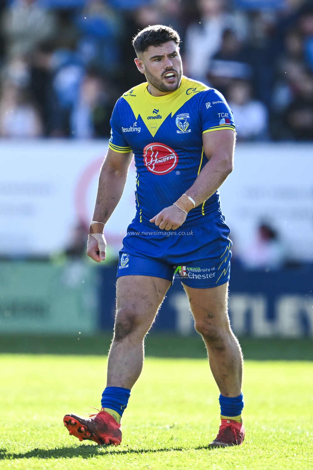 Joe Philbin of Warrington Wolves during the Betfred Super League match Warrington Wolves vs Catalans Dragons at Halliwell Jones Stadium, Warrington, United Kingdom, 30th March 2024

(Photo by Craig Thomas/News Images)