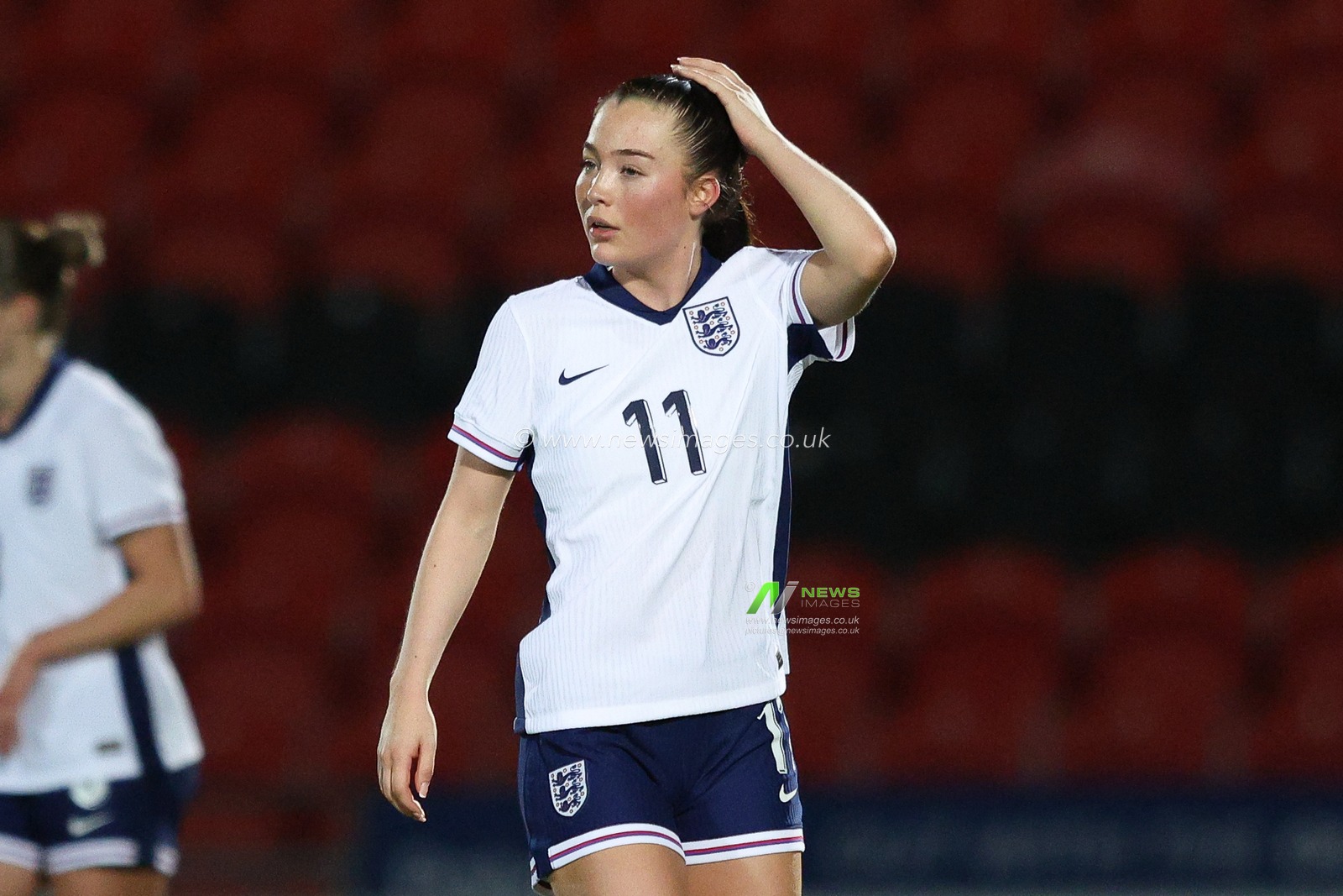 Missy Goodwin of England Women during the Women's International Friendly match England Women U23 vs Sweden women U23 at Eco-Power Stadium, Doncaster, United Kingdom, 2nd December 2024

(Photo by Alex Roebuck/News Images)