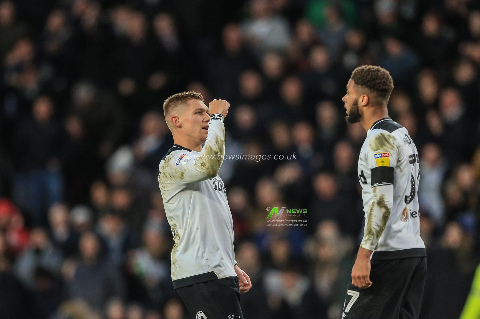 9th February 2019, Pride Park, Derby, England; Sky Bet Championship, Derby County vs Hull City ;  Martyn Waghorn (09) of Derby County celebrates his goal to make it 2-0



Credit: Mark Cosgrove/News Images 

English Football League images are subject to DataCo Licence