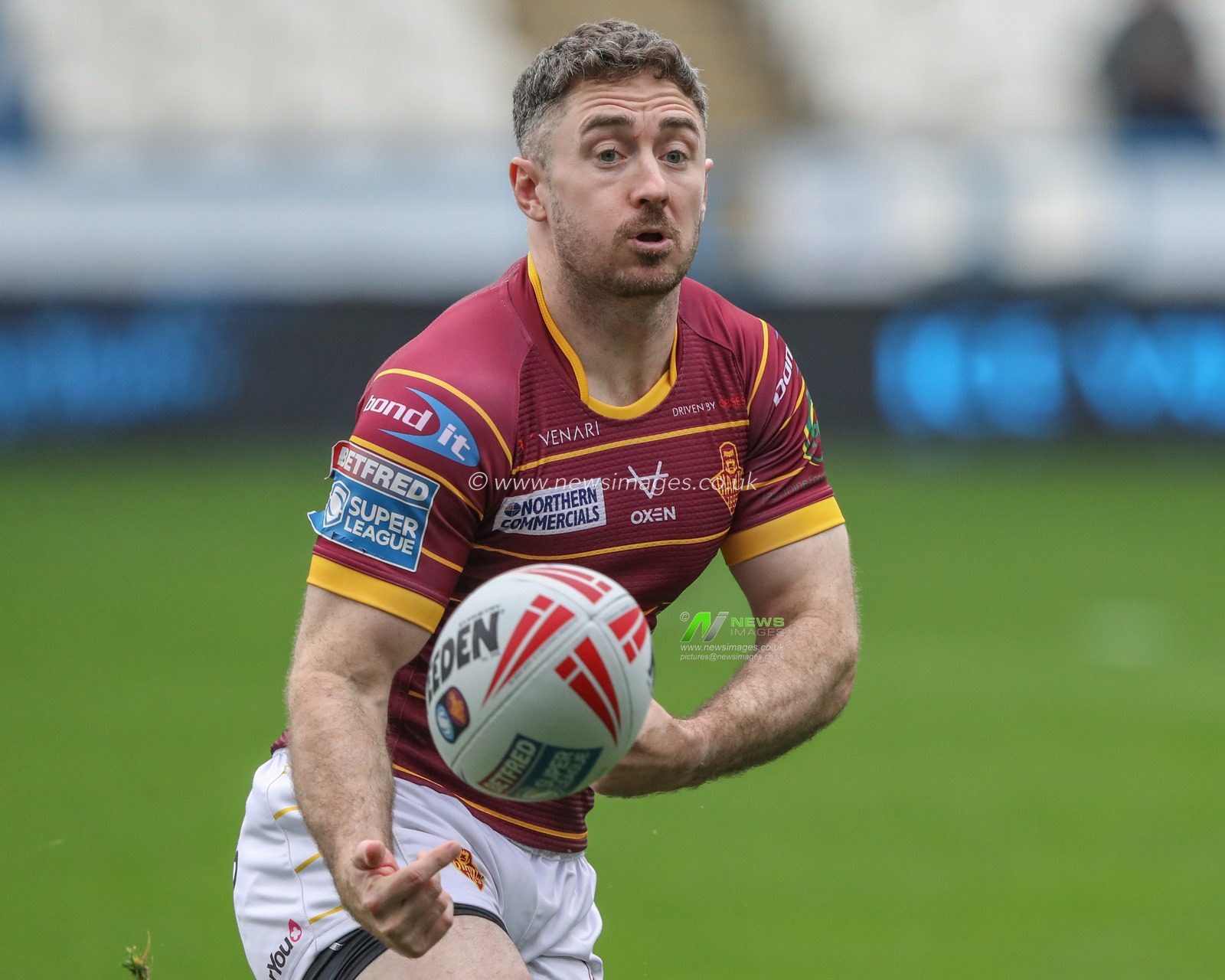 Adam Clune of Huddersfield Giants during pre-game warm up during the Betfred Super League Round 25 match Huddersfield Giants vs London Broncos at John Smith's Stadium, Huddersfield, United Kingdom, 8th September 2024

(Photo by Alfie Cosgrove/News Images)