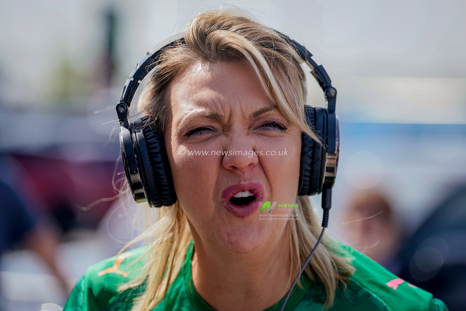 BBC Radio Derby presenter Becky Measures during the Sky Bet Championship match Derby County vs Sheffield United at Pride Park Stadium, Derby, United Kingdom on 02 May 2026

(Photo by Maynard Manyowa/News Images)