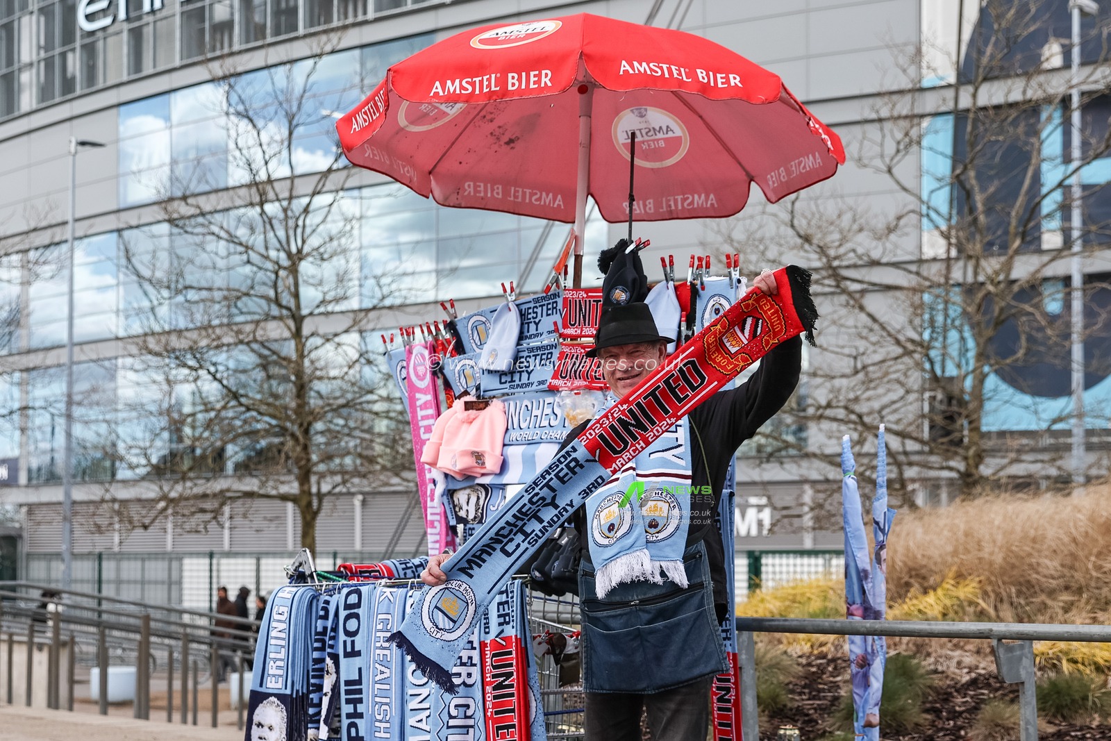 during the Premier League match Manchester City vs Manchester United at Etihad Stadium, Manchester, United Kingdom, 3rd March 2024

(Photo by Mark Cosgrove/News Images)